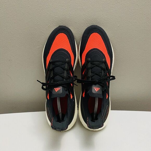 Adidas Ultraboost 21 Men\'s Running Shoes Sneakers FZ2559 Black/Orange Size 12.5 main image 8